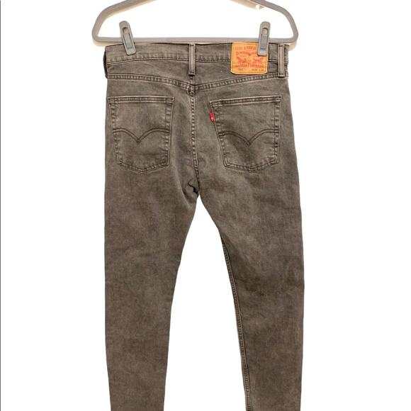 Levi’s 510 Gray Straight Leg High Rise Jeans 31 - Picture 3 of 10